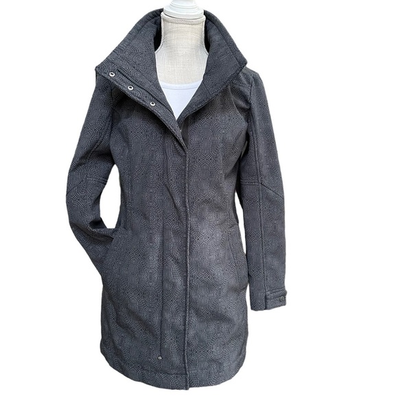 Title Nine Womens Grey Water Resistant Gray Mid Length Winter Jacket Size S - Picture 1 of 13
